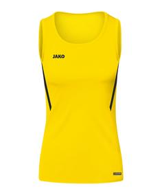 JAKO Challenge Tanktop Damen Funktionstank Damen gelbschwarz