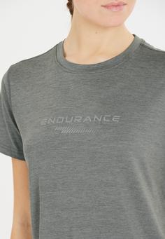 Rückansicht von Endurance WANGE MELANGE Printshirt Damen 3219 Sedona Sage