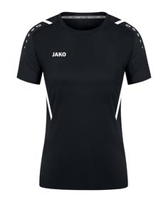 JAKO Challenge Trikot Damen Fußballtrikot Damen schwarzweiss