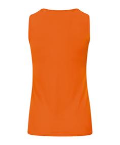 Rückansicht von JAKO Challenge Tanktop Damen Funktionstank Damen orangeschwarz