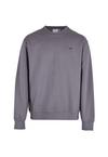 Cleptomanicx Ligull Boxy Sweatshirt Herren - Lava Smoke