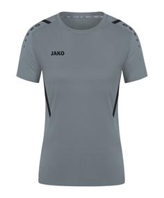 JAKO Challenge Trikot Damen Fußballtrikot Damen grauschwarz