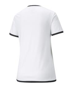 Rückansicht von PUMA teamLIGA Trikot Damen Fußballtrikot Damen weissschwarz