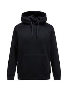 Peak Performance M Original Small Logo Hood Sweatshirt Herren SCHWARZ