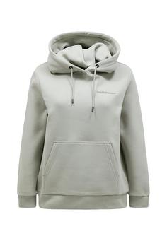 Peak Performance W Original Small Logo Hood Sweatshirt Damen gruen