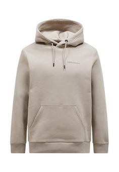 Peak Performance M Original Small Logo Hood Sweatshirt Herren beige