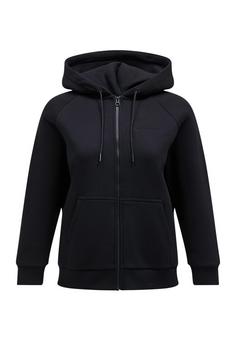 Peak Performance W Original Small Logo Zip Hood Sweatshirt Damen SCHWARZ