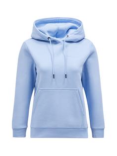 Peak Performance W Original Small Logo Hood Sweatshirt Damen hellblau