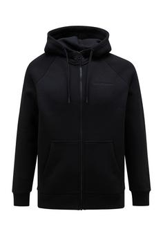 Peak Performance M Original Small Logo Zip Hood Sweatshirt Herren SCHWARZ