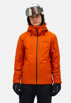 Rückansicht von Peak Performance M Maroon Jacket Skijacke Herren DUNKELORANGE