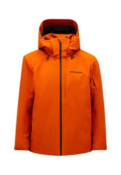 Peak Performance M Maroon Jacket Skijacke Herren DUNKELORANGE