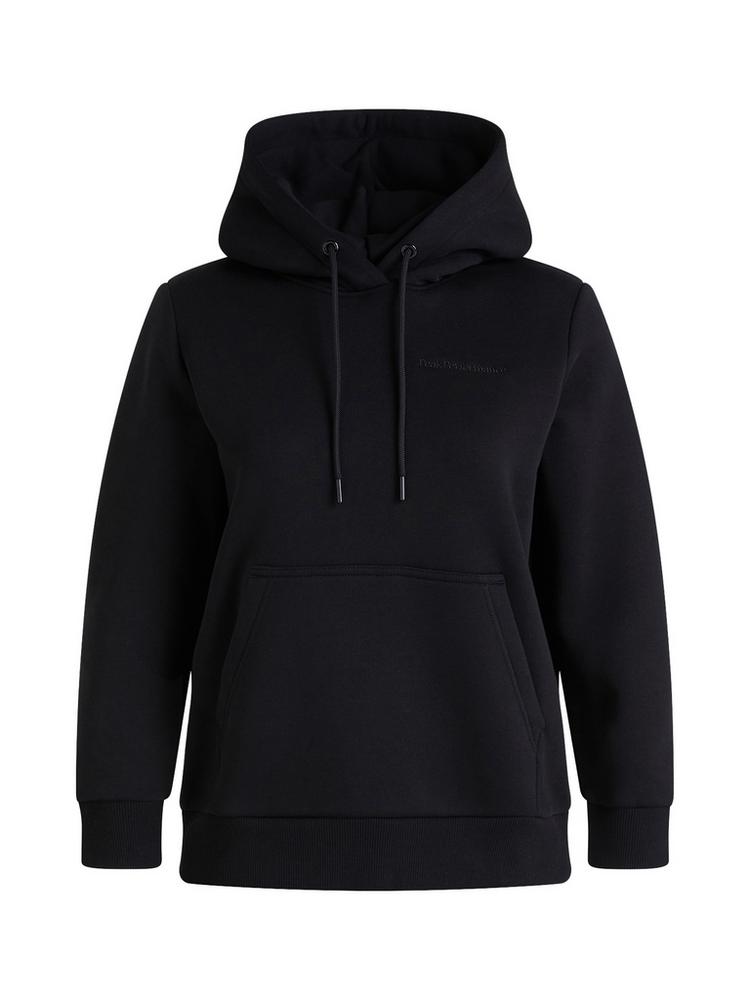 Peak Performance Peak Performance W Original Small Logo Hood Sweatshirt Damen - schwarz - 0 | SportScheck