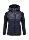Peak Performance W Helium Down Hybrid Hood Funktionsjacke Damen - schwarz