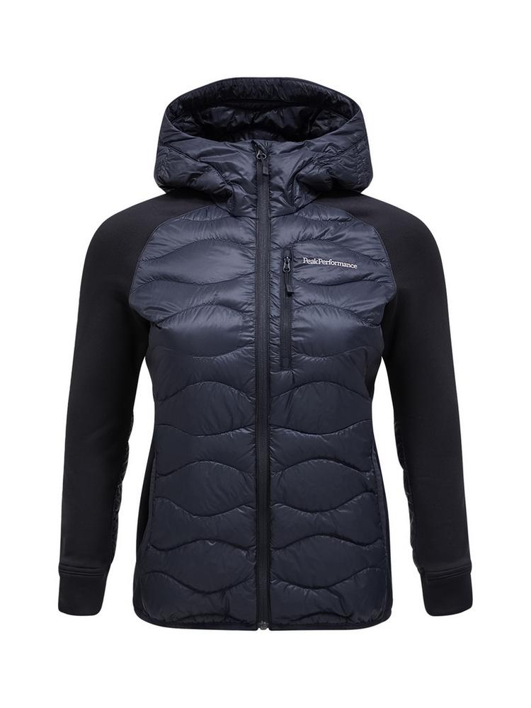 Peak Performance Peak Performance W Helium Down Hybrid Hood Funktionsjacke Damen - schwarz - 0 | SportScheck