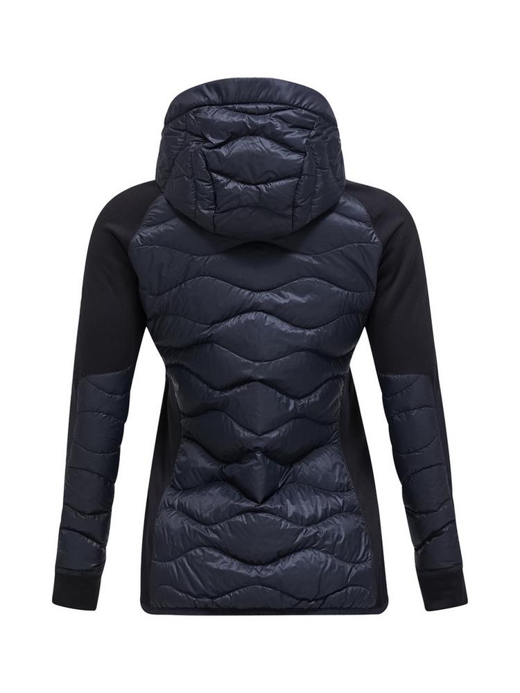 Peak Performance Peak Performance W Helium Down Hybrid Hood Funktionsjacke Damen - schwarz - 0 | SportScheck