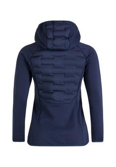 Rückansicht von Peak Performance W Argon Hybrid Hood Funktionsjacke Damen dunkelblau