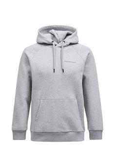 Peak Performance M Original Small Logo Hood Sweatshirt Herren GRAU