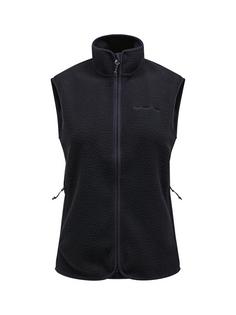 Peak Performance W Pile Vest Outdoorweste Damen SCHWARZ