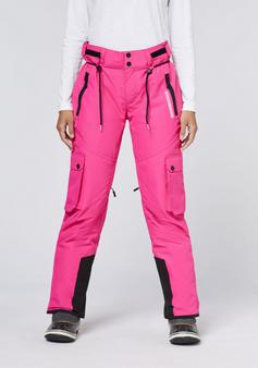 Rückansicht von Chiemsee Skihose Skihose Damen 18-2143 Beetroot Purple