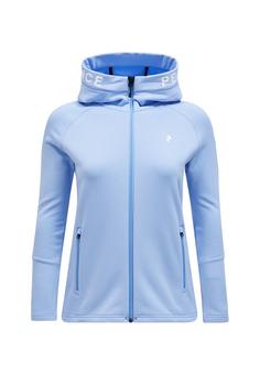 Peak Performance W Rider Zip Hood Funktionsjacke Damen hellblau