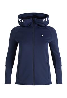 Peak Performance W Rider Zip Hood Funktionsjacke Damen dunkelblau