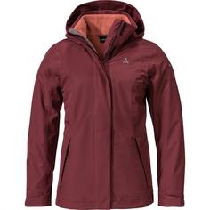 Schöffel Partinello L Doppeljacke Damen dark burgundy