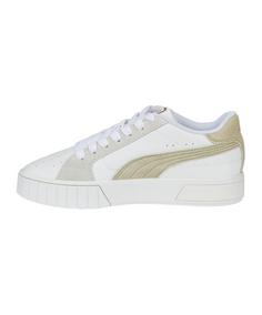 Rückansicht von PUMA Cali Star Mix Damen Sneaker Damen weissbeige