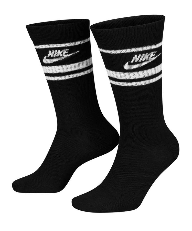 Nike Nike Essential Crew Stripe Socken Wei&szlig; Socken Herren - schwarzweiss - 0 | SportScheck