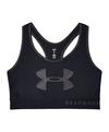 Under Armour Mid Keyhole Graphic Sport-BH BH Damen - schwarz