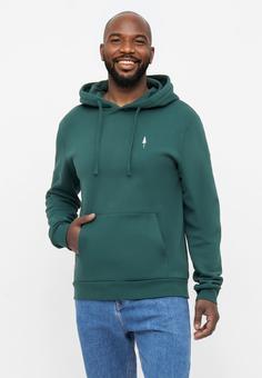 Rückansicht von NIKIN TreeHoodie Hoodie pine green