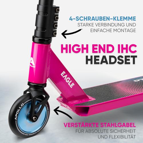 Rückansicht von Apollo Eagle Scooter Pink