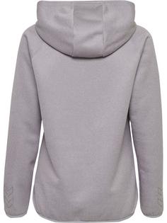 Rückansicht von hummel hmlCIMA HOODIE WOMAN Hoodie Damen CADET MELANGE