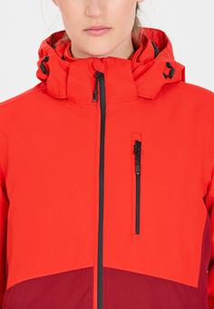 Rückansicht von Whistler Drizzle Skijacke Damen 4328 Red Alert