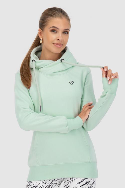 Rückansicht von ALIFE AND KICKIN SarahAK A Sweatshirt Damen fresh mint melange