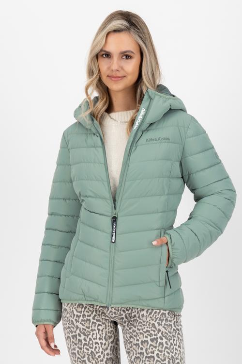 Rückansicht von ALIFE AND KICKIN RabeaAK A Winterjacke Damen alpine frost