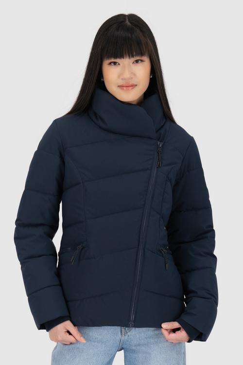 Rückansicht von ALIFE AND KICKIN NellAK A Winterjacke Damen marine