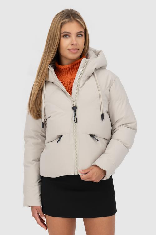 Rückansicht von ALIFE AND KICKIN MurielAK A Winterjacke Damen pumice