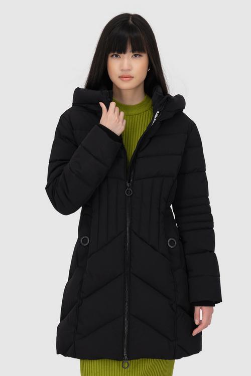 Rückansicht von ALIFE AND KICKIN PriskaAK A Winterjacke Damen black