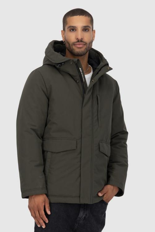 Rückansicht von ALIFE AND KICKIN NilasAK A Winterjacke Herren coal black