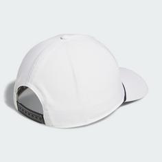 Rückansicht von adidas Tour Five-Panel Kappe Cap Herren White