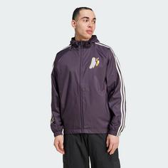 Rückansicht von adidas Real Madrid Seasonal Windbreaker Trainingsjacke Herren Aurora Black