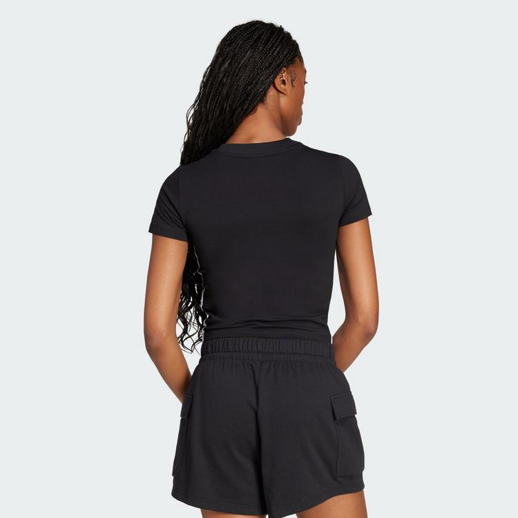 adidas adidas 3S T-Shirt Damen - black-white - 1 | SportScheck