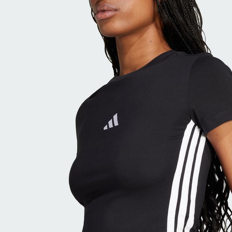 adidas adidas 3S T-Shirt Damen - black-white - 1 | SportScheck