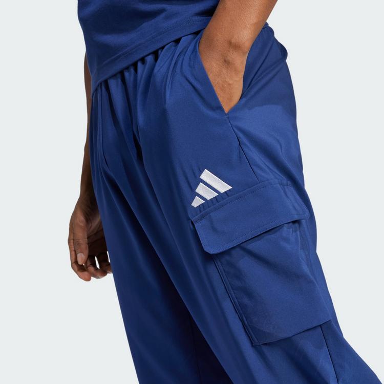 adidas adidas Essentials Small Logo Cargohose Cargohose Herren - Dark Blue / White - 0 | SportScheck