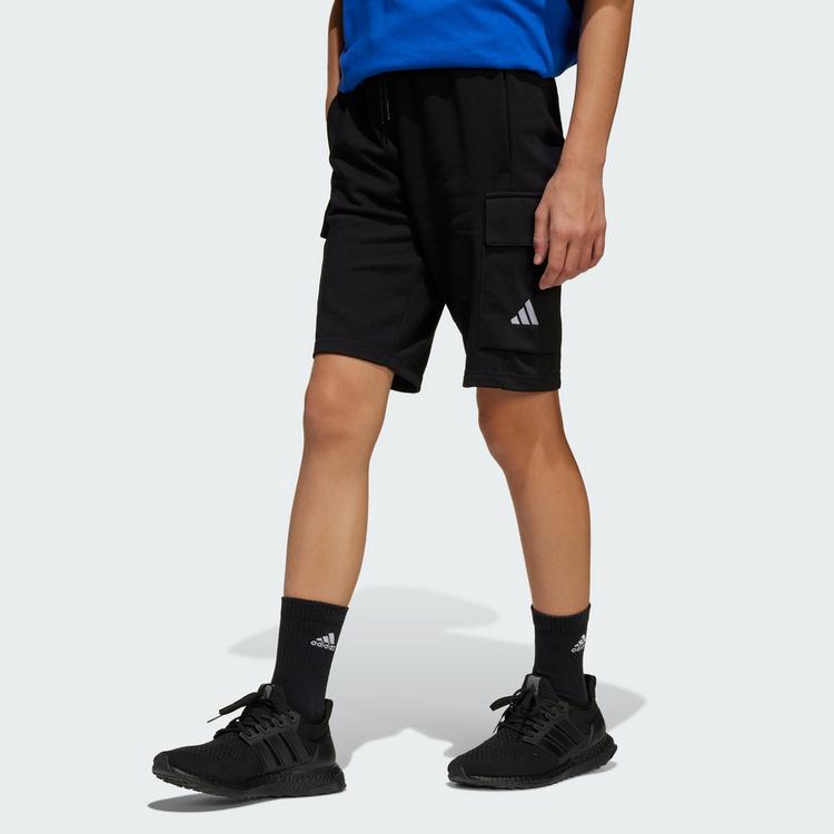 adidas adidas Essentials Kids Cargoshorts Funktionsshorts Kinder - Black / White - 0 | SportScheck