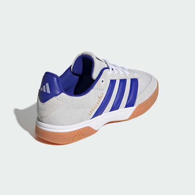adidas adidas Spezialist Indoor Schuh Hallenschuhe Herren - Cloud White / Lucid Blue / Grey Two - 4 | SportScheck