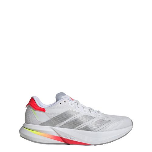 Rückansicht von adidas Duramo Speed 2 Laufschuh Laufschuhe Damen Cloud White / Silver Metallic / Lucid Red