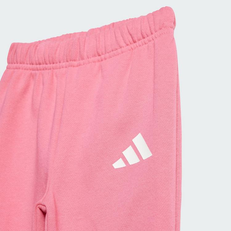 adidas adidas Essentials Kids Jogginghose Trainingsanzug Kinder - Clear Pink / White - 2 | SportScheck