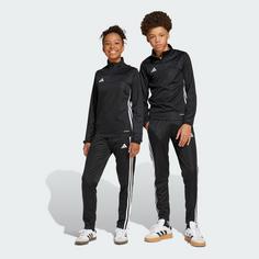 Rückansicht von adidas Tiro 25 Essentials Kids Trainingshose Trainingshose Kinder Black / White