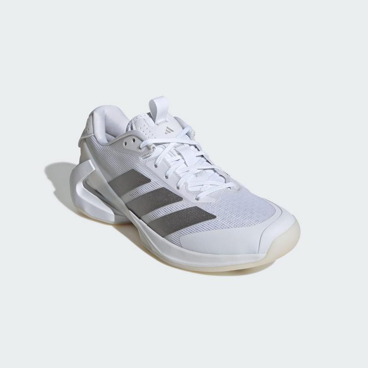 adidas adidas adizero Ubersonic 5 Tennisschuh Tennisschuhe Damen - Cloud White / Silver Metallic / Cloud White - 3 | SportScheck
